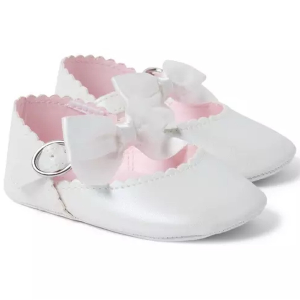 Janie and Jack Baby Bow Flat 3-6M